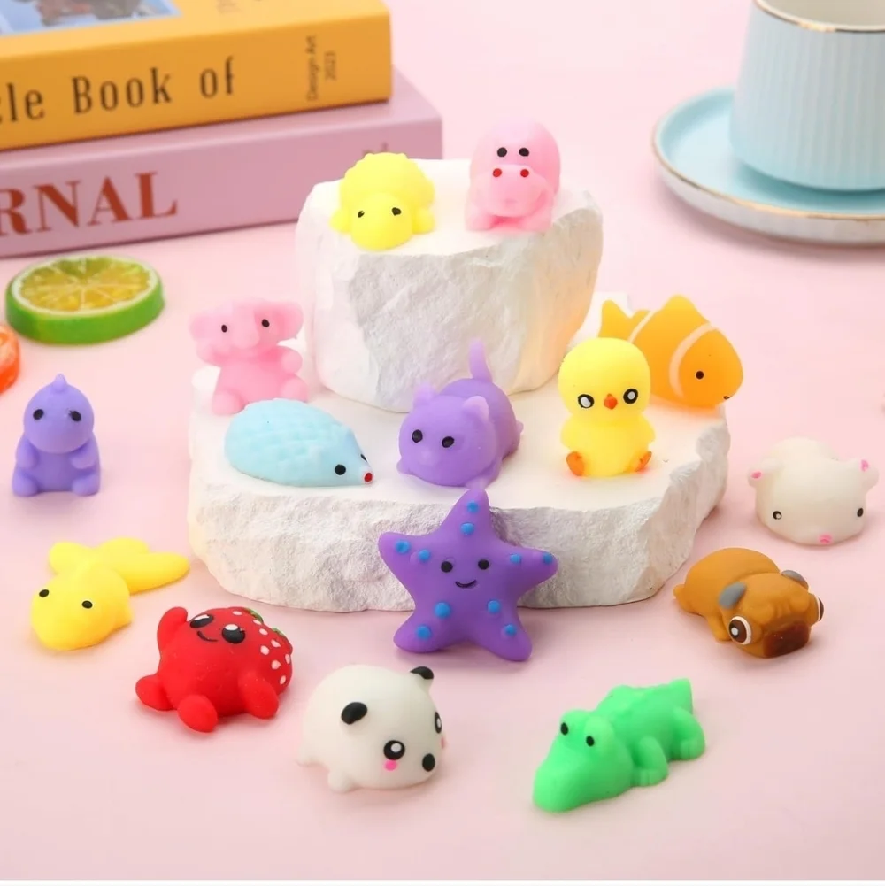 Squishy Toys Set - Multicolor 30 Pc